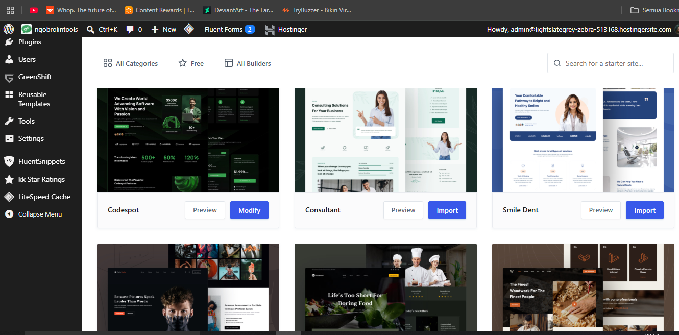 Tema WP Blocksy : codespot template